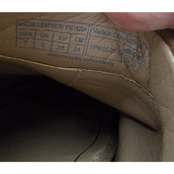 Vionic Kacie Comfort Ergonomic Women's Clog Mules EUR 38 US 7 Brown Leather - Picture 10 of 10